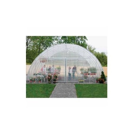 Clearspan Clear View Greenhouse Kit 30'W x 12'H x 48'L - Natural Gas 106266SN